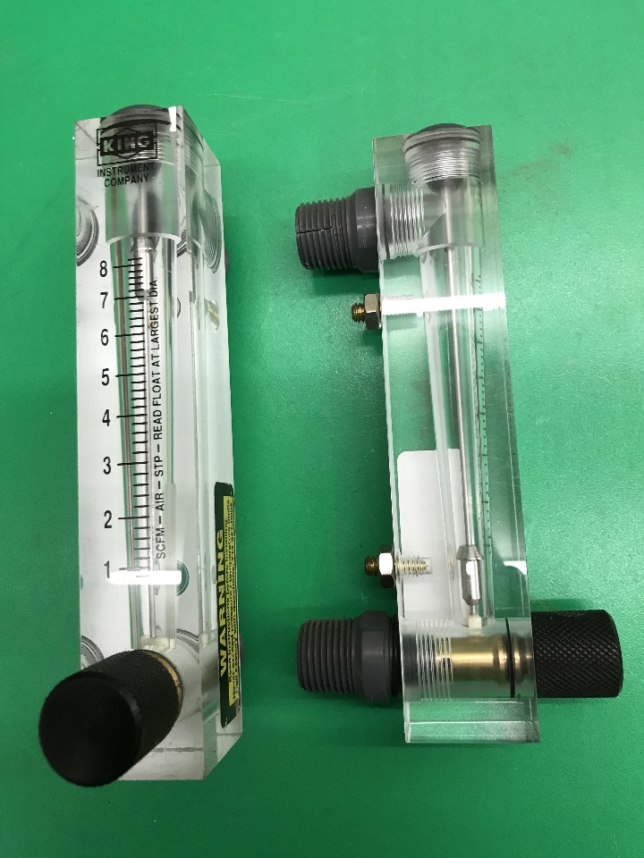 Set of 2King Instrument Company / Flow meter 18 Daves Industrial